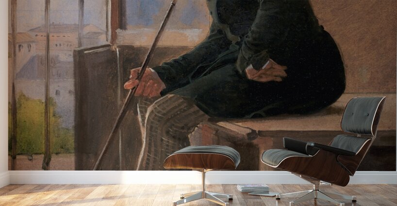 The Painter Jørgen Sonne [1837] by Constantin Hansen [1804–1880] Wall Murals