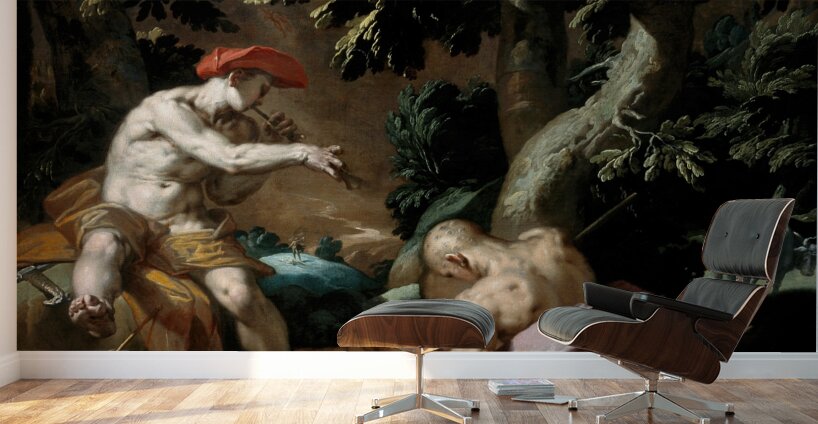 Mercury. Argus and Io [Circa 1592] by Abraham Bloemaert [1564–1651] Wall Murals