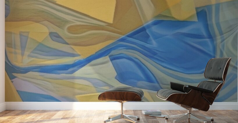 Ukraine Wave Wall Murals