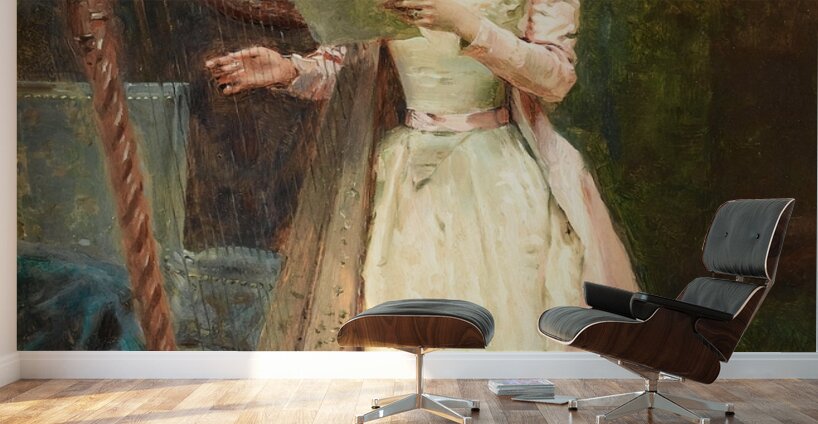 The rehearsal by Raimundo de Madrazo y Garreta [1841–1920] Wall Murals