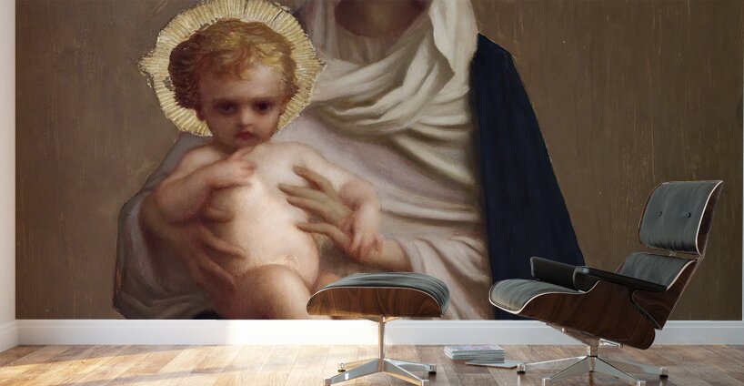 Virgin Of The Deliverance [C. 1872] by Ernest Hébert [1817–1908] Wall Murals