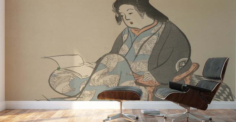 Idleness [Tsurezure] [1909–1910] by Kamisaka Sekka [1866–1942] Wall Murals