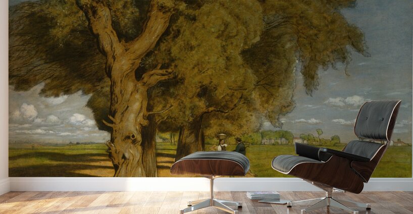 Summer [Landscape near Karlsruhe] [1891] by Hans Thoma [1839–1924] Wall Murals