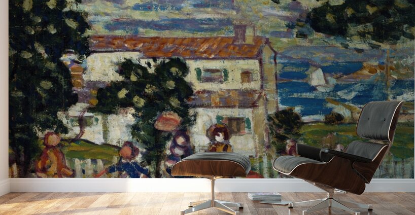 New England Village by Maurice Prendergast [1858–1924] Wall Murals