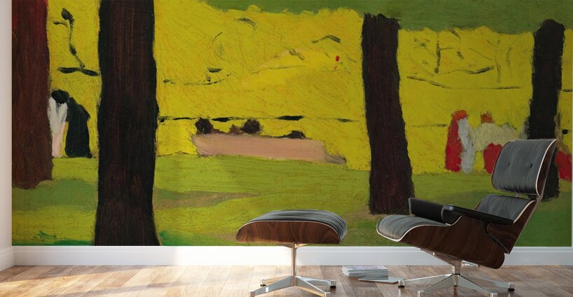 Le Banc Rose by Édouard Vuillard [1868–1940] Wall Murals