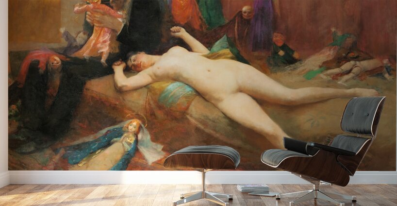 The Doll Man [1896] by Jean Veber [1864–1928] Wall Murals