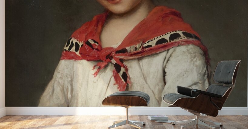 A Neapolitan Girl by Eugen von Blaas [1843–1931] Wall Murals