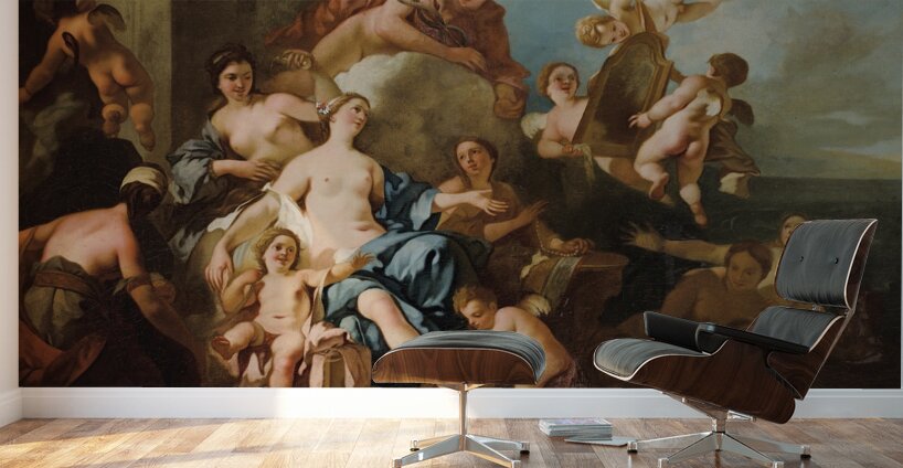 Venus And Mercury by Pierre–Jacques Cazes [1676–1754] Wall Murals