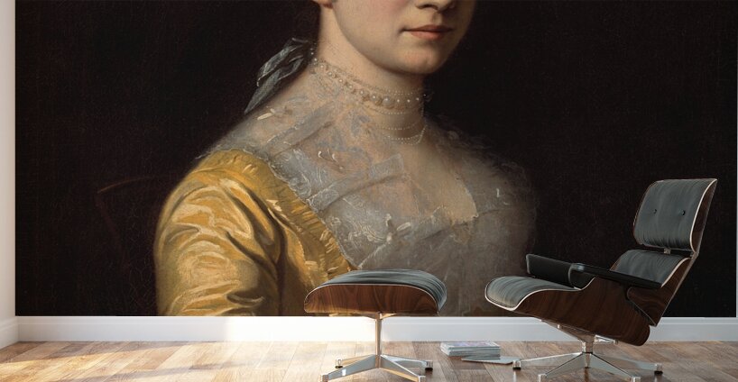 Margaret Strachan [Mrs. Thomas Harwood] [ca. 1771] by Charles Willson Peale [1741–1827] Wall Murals