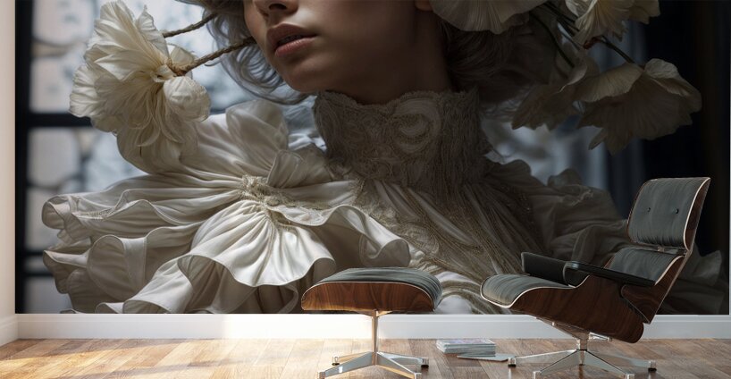 Ephemeral Flowers  Wall Murals