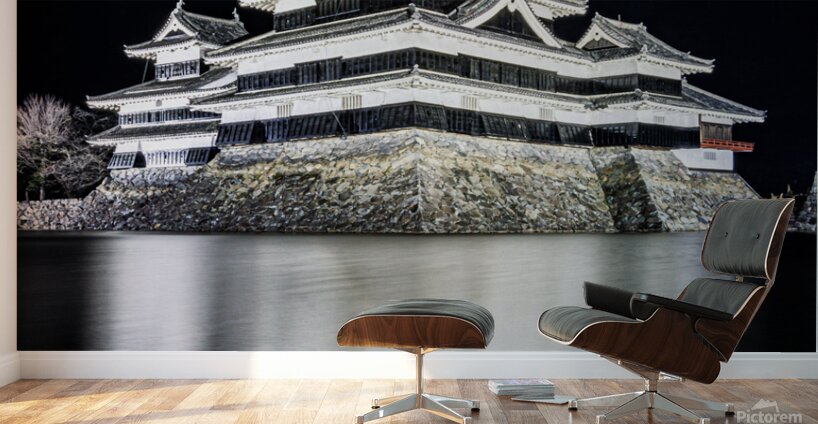 Matsumoto Castle at Night 1 Wall Murals