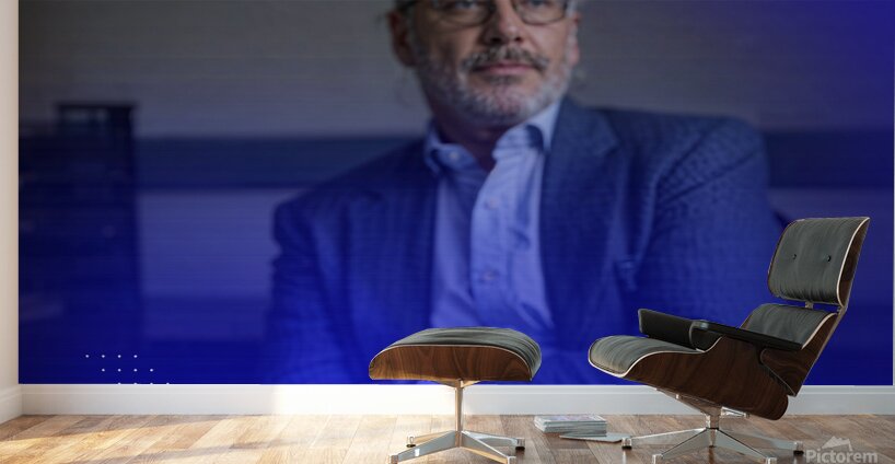 Black Minimalist Corporate Personal Profile Wall Murals