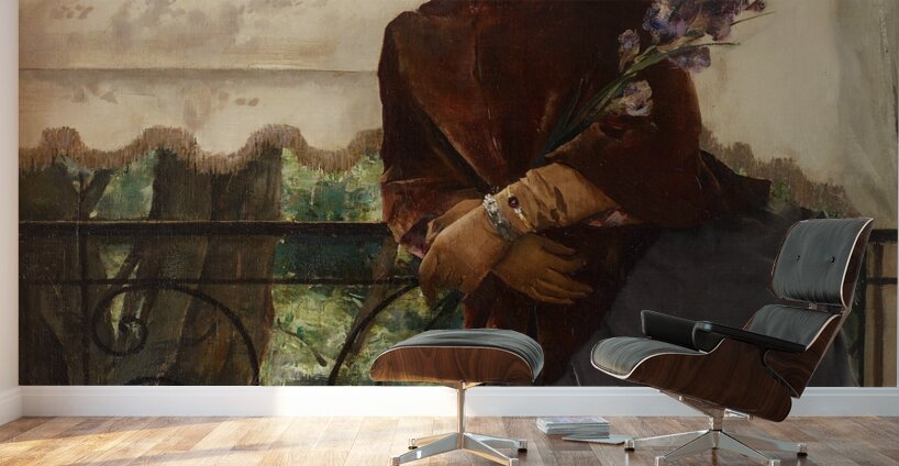 Portrait of Mademoiselle Dubois [1884] by Alfred Stevens [1823–1906] Wall Murals