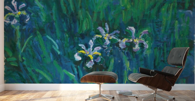Iris by Claude Monet [1840–1926] Wall Murals