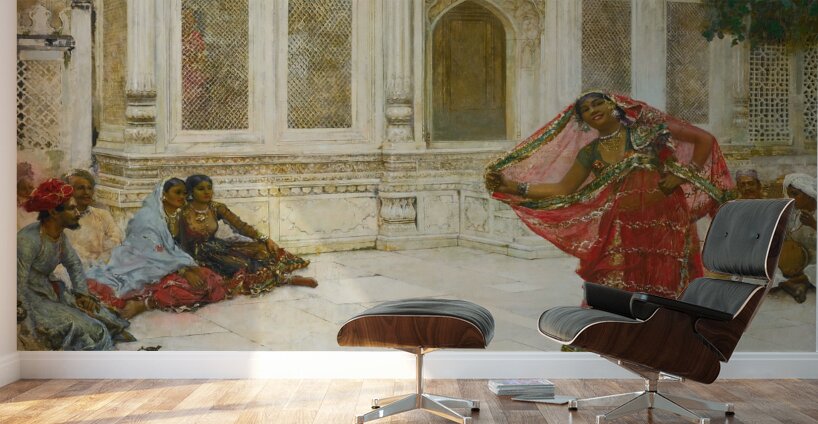 Dancing Girl. India by Edwin Lord Weeks [1849–1903] Wall Murals