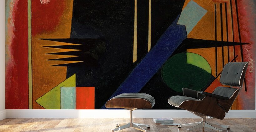 Einige Spitzen [1925] by Wassily Kandinsky [1866–1944] Wall Murals