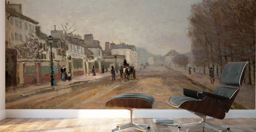 Boulevard Héloise. Argenteuil [1872] by Claude Monet [1840–1926] Wall Murals