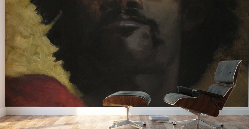 A Chief of Abyssinia [c. 1870] by Henri Regnault [1843–1871] Wall Murals