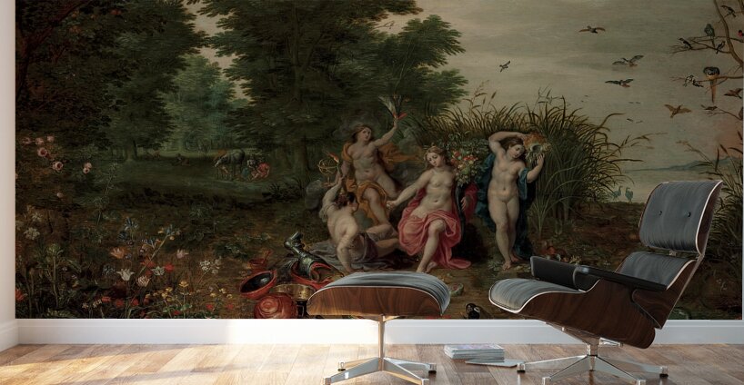 An allegory of the Four Elements by Hendrik van Balen [1575–1632] Wall Murals