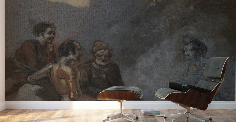 Oberon and Puck [1825] by Robert Smirke [1752–1845] Wall Murals