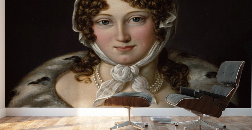 Dameportrett. Signora Contessa di Mollinasko [1834] by Jacob Munch [1776–1839] Wall Murals