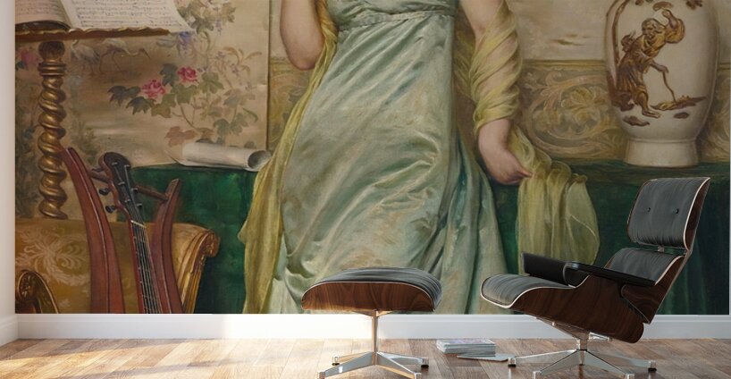 A Pause In The Music by Frédéric Soulacroix [1858–1933] Wall Murals