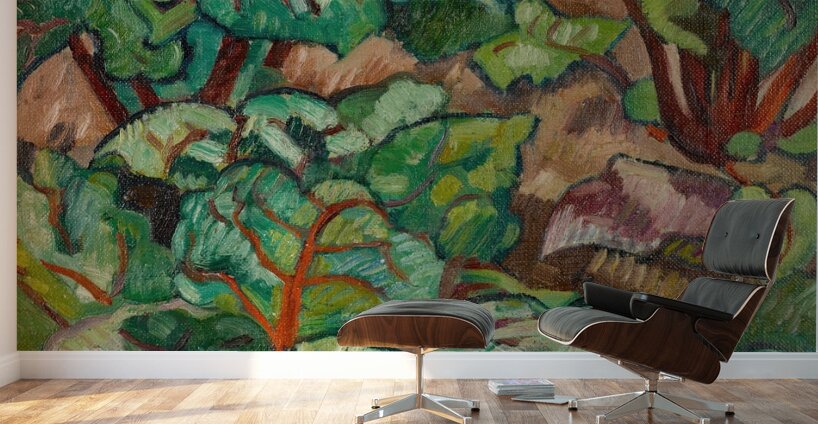 Plantes vertes [1934] by Louis Valtat [1869–1952] Wall Murals