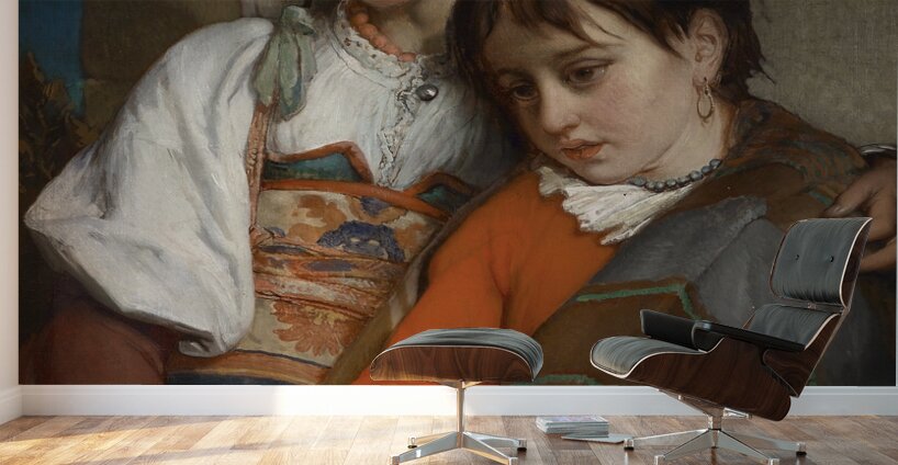 Schwestern by Jean François Portaels [1818–1895] Wall Murals