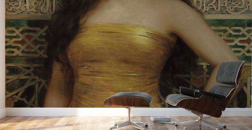 An Oriental Beauty by Charles Dubreuil [early 20th Century] Wall Murals