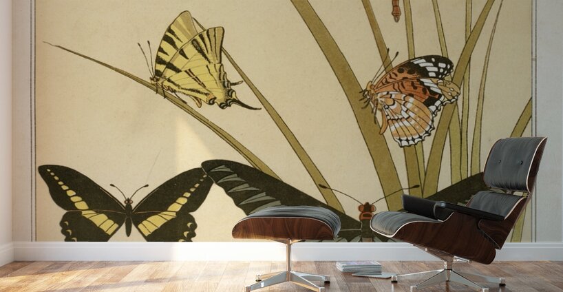 Papillons [1897] by Maurice Pillard Verneuil [1869–1942] Wall Murals