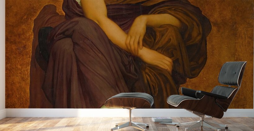 Mnemosyne. Mother of the Muses by Frederic Leighton [1830–1896] Wall Murals