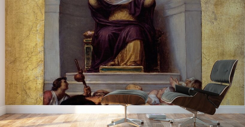 La Vierge consolatrice [1870] by Sébastien Melchior Cornu [1804–1870] Wall Murals