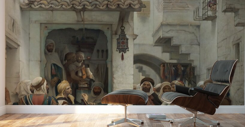 The Performance by Guillaume–Charles Brun [1825–1908] Wall Murals