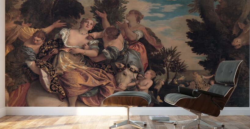 Rape of Europa [between 1581 and 1584] by Paolo Veronese [1528–1588] Wall Murals