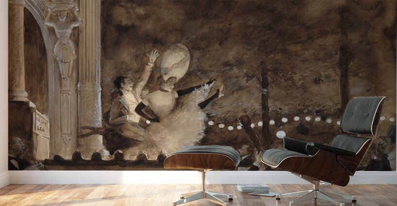 Valmy and Léa [c. 1885–1895] by Jean Béraud [1849–1935] Wall Murals