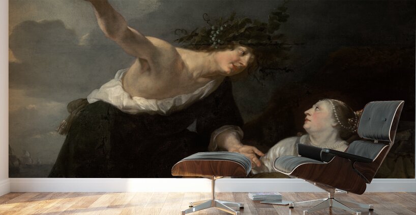 Bacchus And ariadne [1650] by Jacob Van Loo [1614–1670] Wall Murals