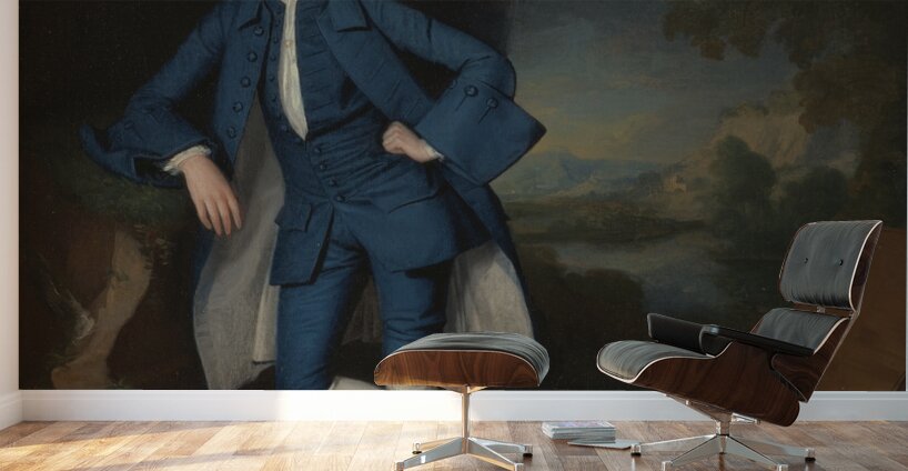 Portrait of a Man [between 1758 and 1760] by George Romney [1734–1802] Wall Murals