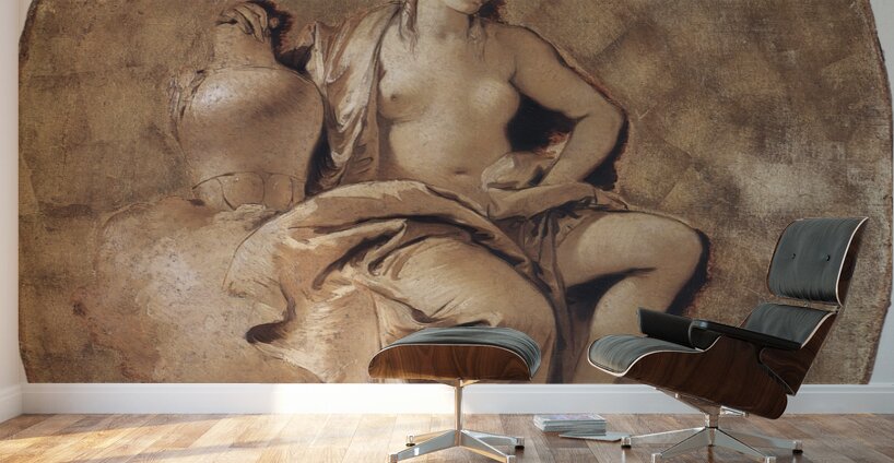 A Female Allegorical Figure [ca. 1740–50] by Giovanni Battista Tiepolo [1696–1770] Wall Murals