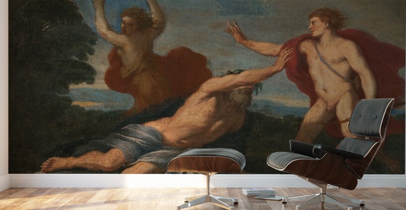 Apollo and Daphne by Placido Costanzi [1702–1759] Wall Murals