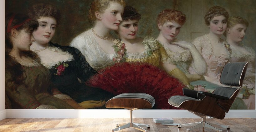 Fair Critics [1886] by George Elgar Hicks [1824–1914] Wall Murals