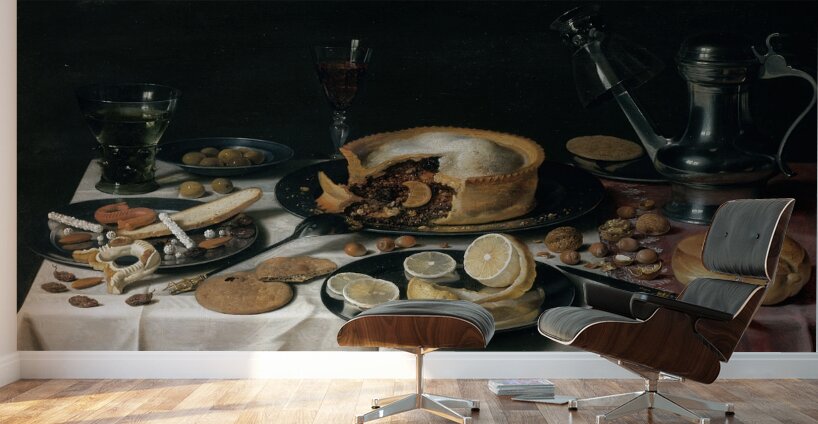Still Life [1625] by Pieter Claesz [1596–1660] Wall Murals