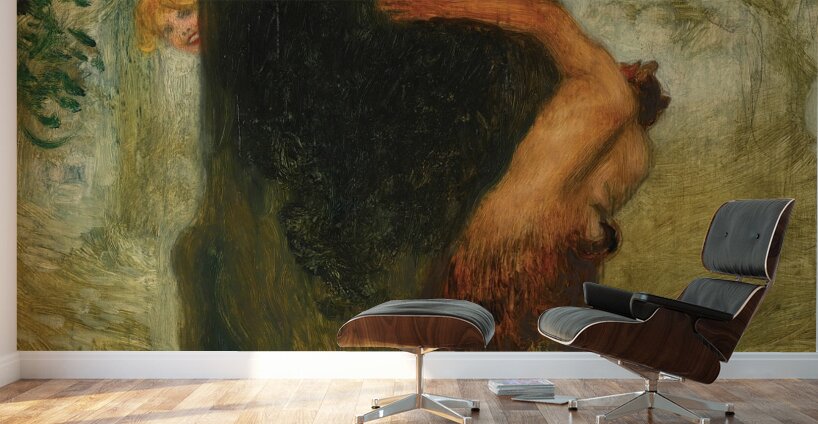 Neckerei [The Tease] by Franz von Stuck [1863–1928] Wall Murals