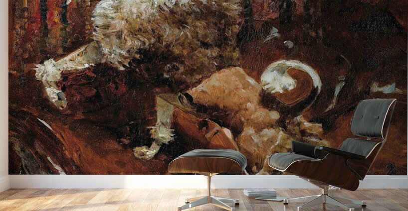 The Poodle Of The artist ‘s Mother Clipped Like A Lion by René Princeteau [1843–1914] Wall Murals