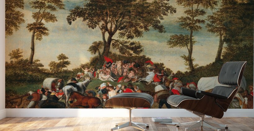 An Allegory of the Mystery of human life by Marten van Cleve [1527–1581] Wall Murals