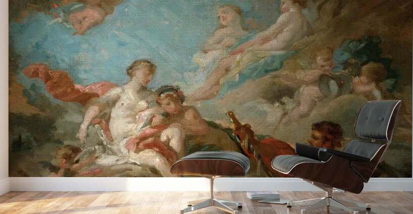 Venus in The Workshop Of vulcan [1757] by François Boucher [1703–1770] Wall Murals