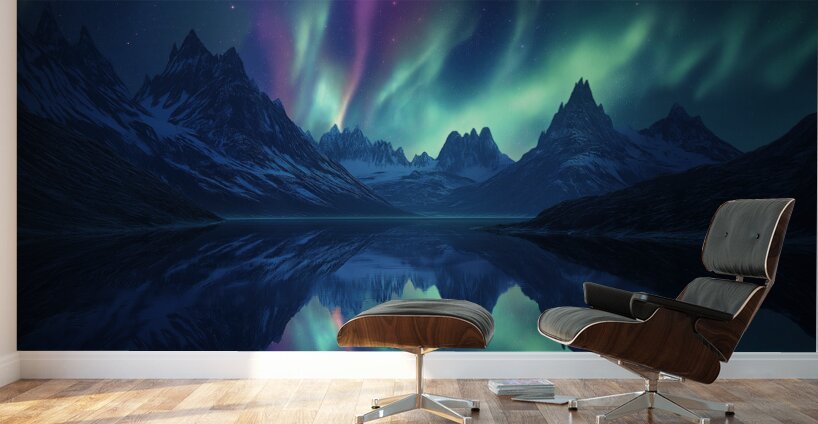 Frozen Light  I Modern Wall Art I Abstract Floral Minimalist Prints I Premium Canvas  Acrylic Framed  Metal Art for Home & Office Decor Wall Murals