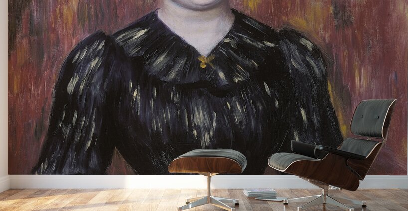 Portrait of Mme. Paulin by Pierre–Auguste Renoir [1841–1919] Wall Murals
