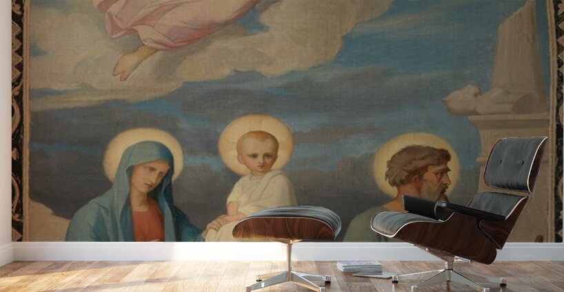 La Fuite en Egypte [1878] by Faivre–Duffer [1818–1897] Wall Murals