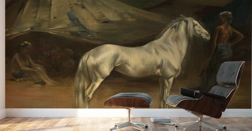 Le Campement Arabe by Eugène Fromentin [1820–1876] Wall Murals