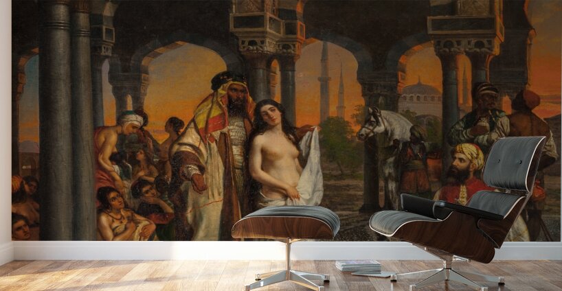 Dusk of Constantinople by Giovan Francesco Locatelli [1810–1882] Wall Murals